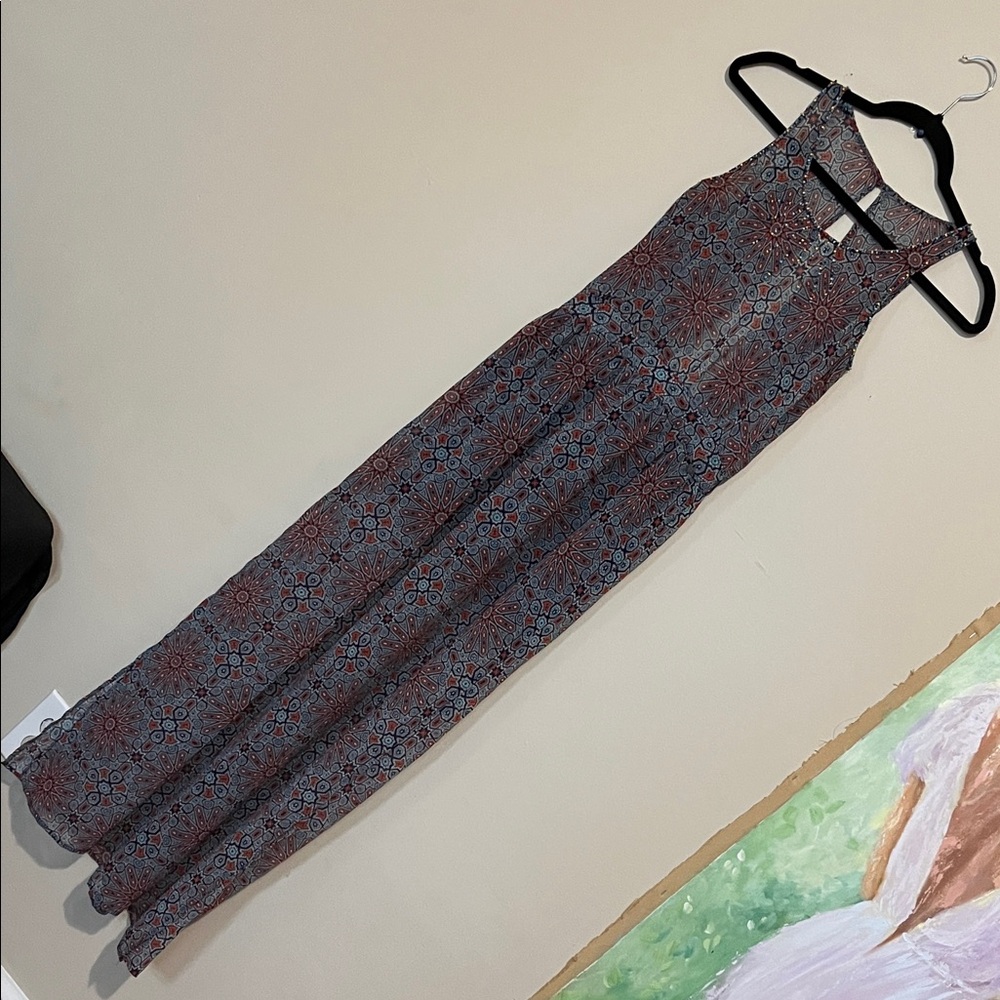 Pepe Jeans Navy and Red Patterned Garment
